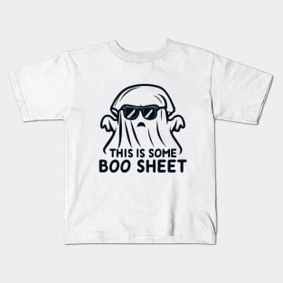 This Is Some Boo Sheet Halloween Ghost Kids T-Shirt